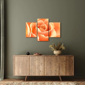 Tablou - Imaginea- Trandafiri, culoarea caisei (90x60 cm)