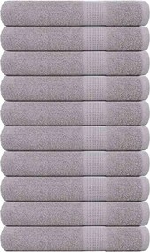 vidaXL Prosoape de saună, FROGN, 10 buc., gri, 80x200 cm, 360 g/m²