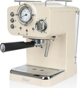 Espressor ZILAN ZLN2992, 1100 W, 15 bar, 1,25 l, Preparare dubla, Portafiltru, Spuma de lapte calda si rece, Reglare temperatura, Crem