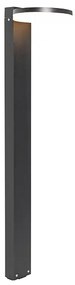 Lampă de podea modernă pentru exterior neagră, inclusiv LED 80 cm IP44 - Esmee