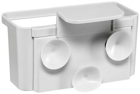 Organizator pentru chiuveta Brabantia SinkSide 1003311, Fixare pe peretele chiuvetei, Fund perforat, Gri deschis