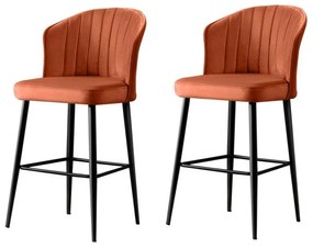Set de scaune de bar Rubi Tile Red, 2 buc., 2 buc.
