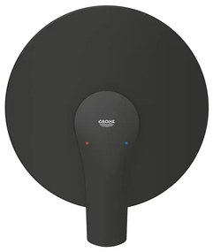 Baterie dus incastrata Grohe Eurosmart negru mat fara corp ingropat