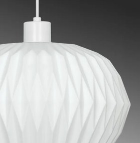 Lustră pe cablu CARSON 1xE27/40W/230V, albă