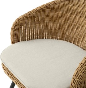 Scaun exterior/ interior design LUX, imitatie rattan, Nolan