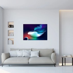 Tablou - Balena spațială (90x60 cm)