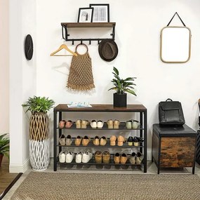 Pantofar DAVOR maro/negru