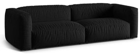 Canapea modulară neagră 240 cm Martina – Micadoni Home