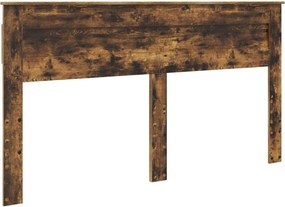 vidaXL Tăblie cap Stejar fumuriu 200 cm Lemn compozit