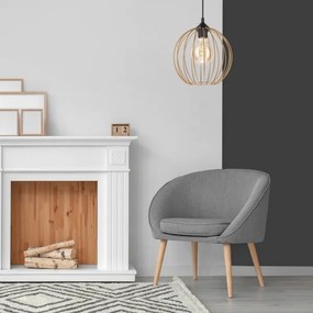 Lustră pe cablu ZOYA 1xE27/60W/230V alamă