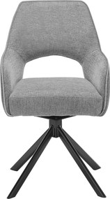 Set 2 scaune Musterring Winston gri  58/89/62 cm