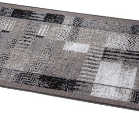 Covor runner Patchwork gri 67 x 150 cm
