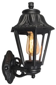 Lampă de perete exterioară rustică neagră IP44 - Anna