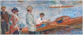 Tablou - Auguste Renoir, Oarsmen at Chatou, reproducere (120x50 cm)