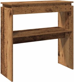 vidaXL Masă consolă, lemn vechi,80x30x80 cm, PAL
