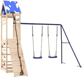 vidaXL Set de joacă pentru exterior, lemn masiv de pin