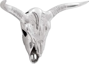 vidaXL Cruzimea de taur Argintiu 49 x 10 x 36 cm Aluminiu