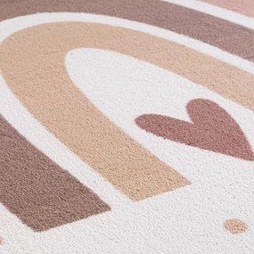 Covor pentru copii crem lavabil 120x170 cm Coco 1132 – Ayyildiz Carpets