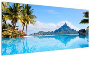 Tablou - Bora-Bora, Polinezia Franceză (120x50 cm)