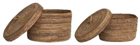 Coșuri Desio, frunze de bananier, naturale, 2pcs