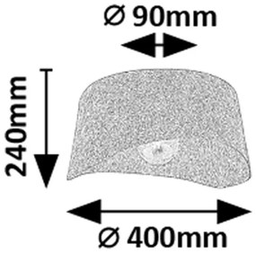 Lustra aplicata din material ecologic Farelia