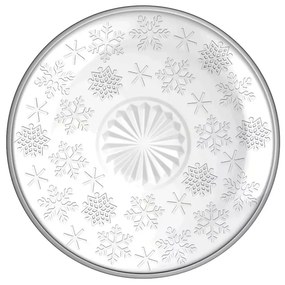 Farfurie de desert din sticlă Altom Fulgi dezăpadă 17,5 cm