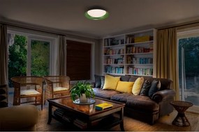 Osram - Plafonieră LED reglabilă ORBIS PLATE LED/19W/230V, diam. 31 cm, verde/negru