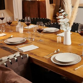 Serviciu de masă Mäser OSITA WHITE, 18 piese