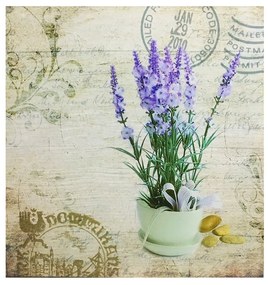 Tablou - Poster canvas cu lavanda PROVENCE, 40x40cm