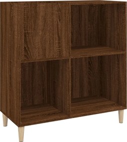 vidaXL Dulap pentru discuri stejar maro 84,5x38x89 cm lemn compozit
