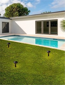 Stalp LED de exterior pentru terasa sau gradina, SASSO H-20cm