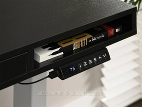 Masă PC Osto 120 (lemn negru + negru). 1109827