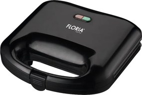 Sandwich Maker Floria ZLN0829, Putere 750W, Placa de tip grill, Antiaderenta, indicator luminos, Negru