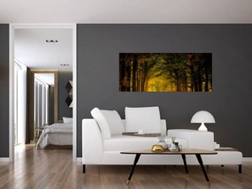 Tablou cu pădure (120x50 cm)