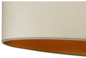 Lustră pe cablu Duolla OVAL VEGAN 1xE27/15W/230V bej