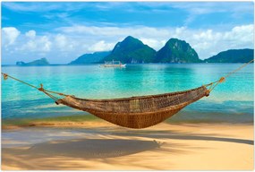 Tablou - Hamac pe plajă 3 (90x60 cm)