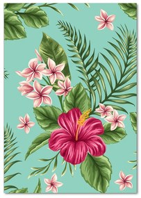 Imagine de sticlă flori Hawaii