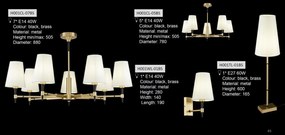 Candelabru stil clasic 78cm Zaragoza MYH001CL-05BS