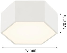 Plafoniera, Spot aplicat LED LIBERO alb