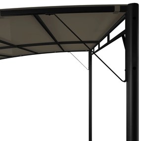 Copertina pavilion de gradina, gri taupe, 3 x 3 x 2,55 m Gri taupe, 3 x 3 x 2.55 m
