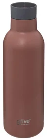Termos Bottle Zerro, visiniu, 0.45 litri, inox, 7 x H 23 cm