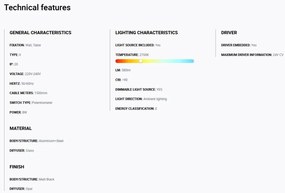 Aplica LED dimabila stil modern minimalist MAYA