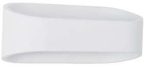 Aplica LED de perete pentru iluminat exterior design modern IP54 MILE alb NVL-9257871