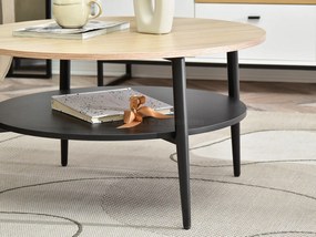 Măsuță de cafea Randolf Xl (sonoma + negru). 1111705