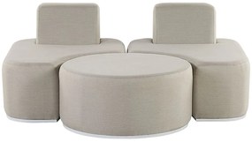 Set mobilier de grădină Fabry (gri deschis). 1078832