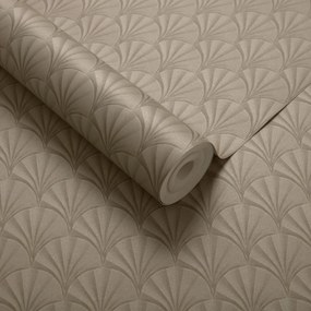 Tapet Elodie, Honey Beige Luxury Art Deco, 1838 Wallcoverings, 5.3mp / rola