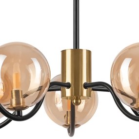 Lustră pe tijă GEORGIA 5xG9/5W/230V