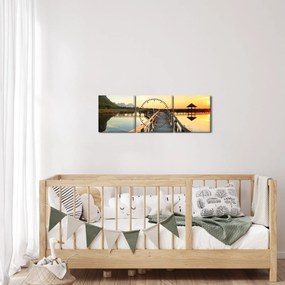 Tablou cu pod (cu ceas) (90x30 cm)
