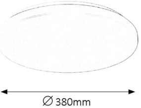 Plafoniera moderna diametru 38cm, LED Rob 2285 RX