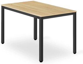 Masa de sufragerie cu blat in decor stejar TESSA 120x60